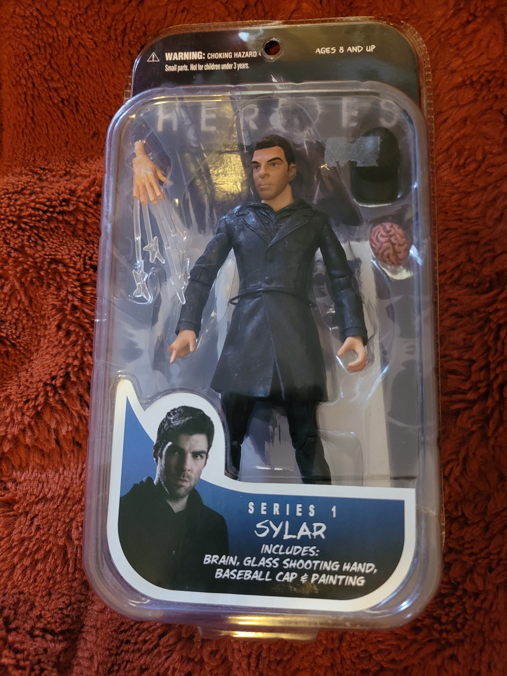 BNIB HEROES TV Show Sylar Action Figure Series 1 Black Coat Collectible Figure